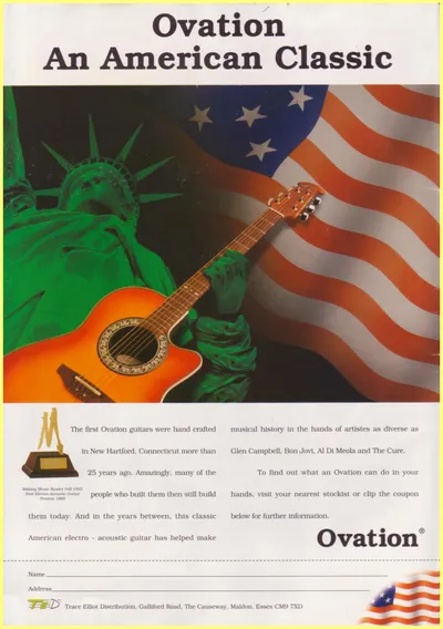 1993 Ovation 1860 UK Ad