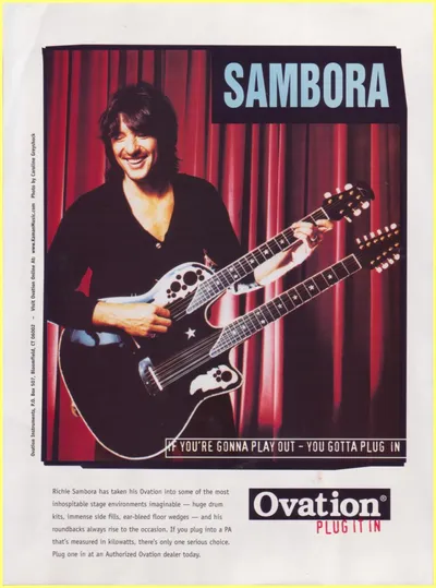 1997 R.Sambora Double Neck US Ad
