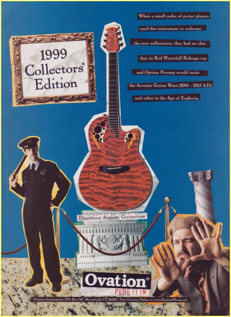Ovation 1999 Collectors' Edition Guitar Advertisement