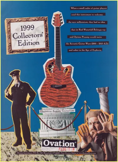1999 Ovation Collector US Ad