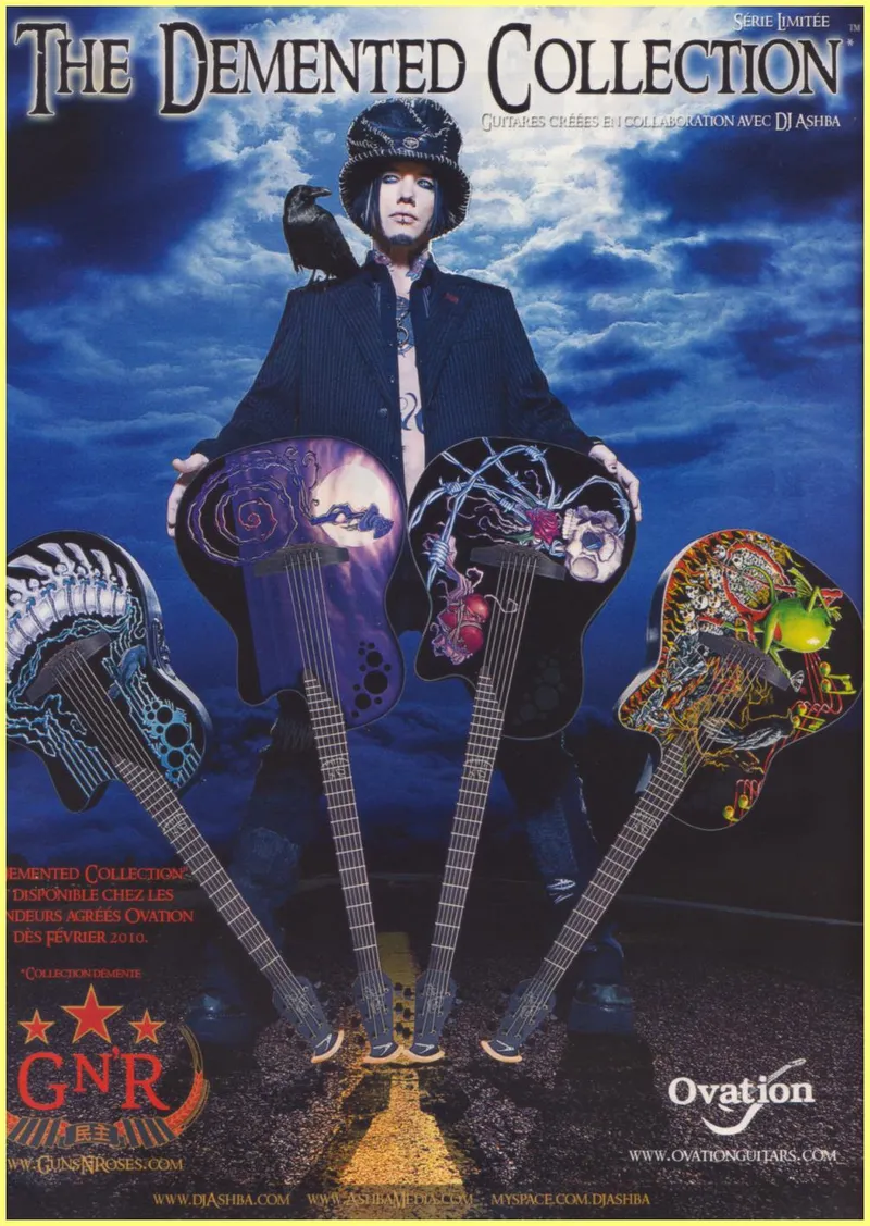 Ovation Guitars - The Demented Collection by DJ Ashba (French Edition)