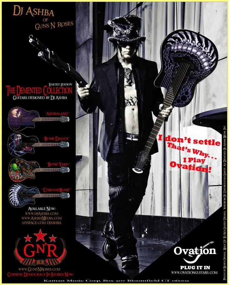 Ovation Guitars – The Demented Collection by DJ Ashba (Limited Edition)