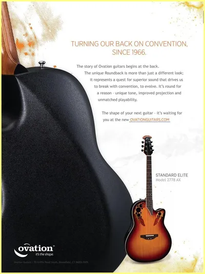 2010 Ovation Back On Convention US Ad