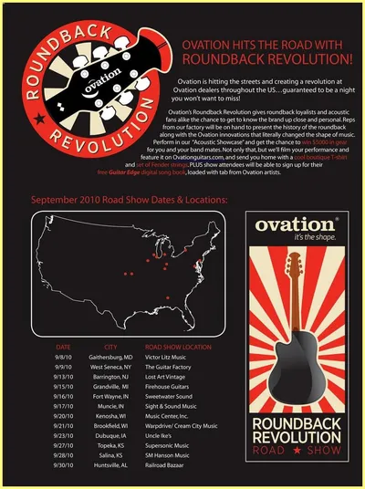 Ovation Roundback Revolution Road Show - September 2010 | Ovation Tribute