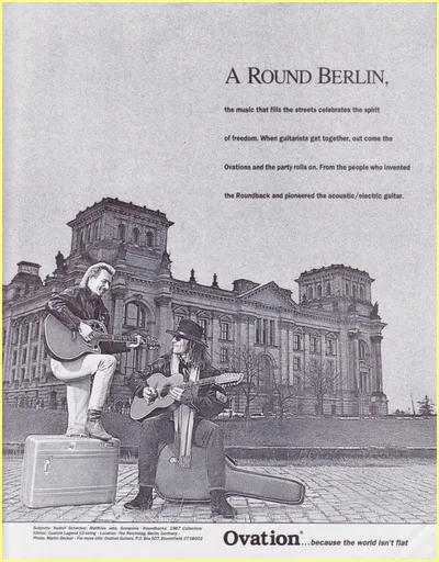 A Round Berlin Ovation Ad