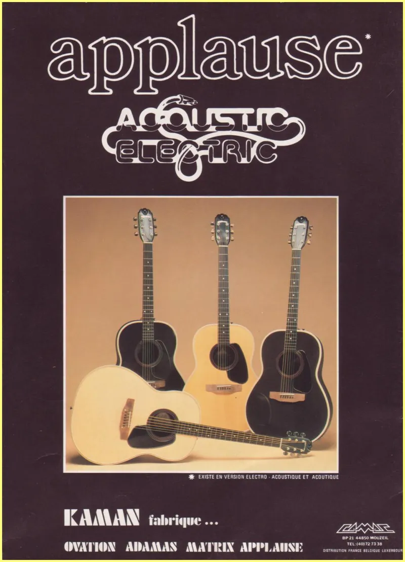 Applause E A 1982 French Ad