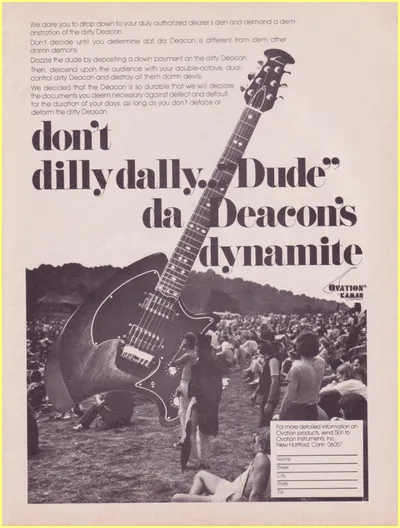 Deacon Ovation Ad
