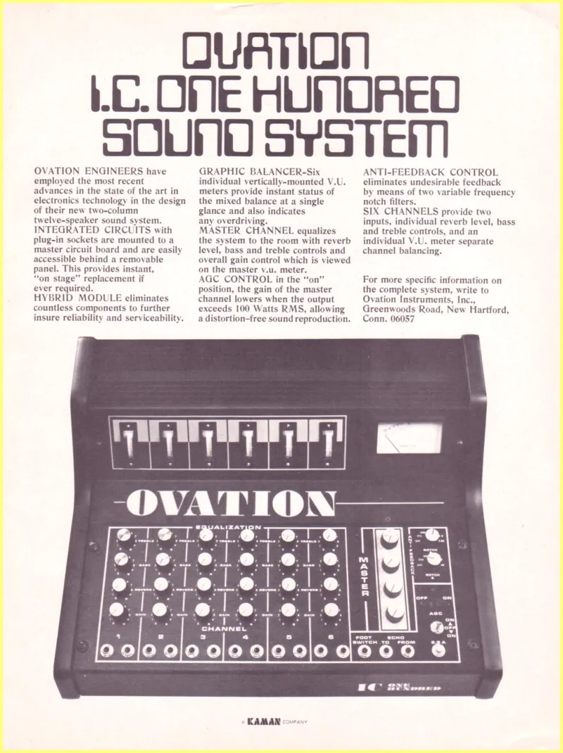 IC 100 Ovation Ad