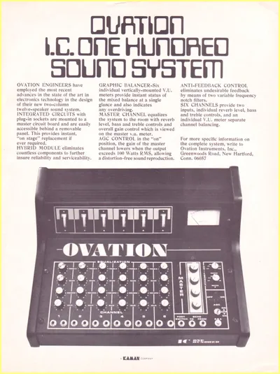 IC 100 Ovation Ad