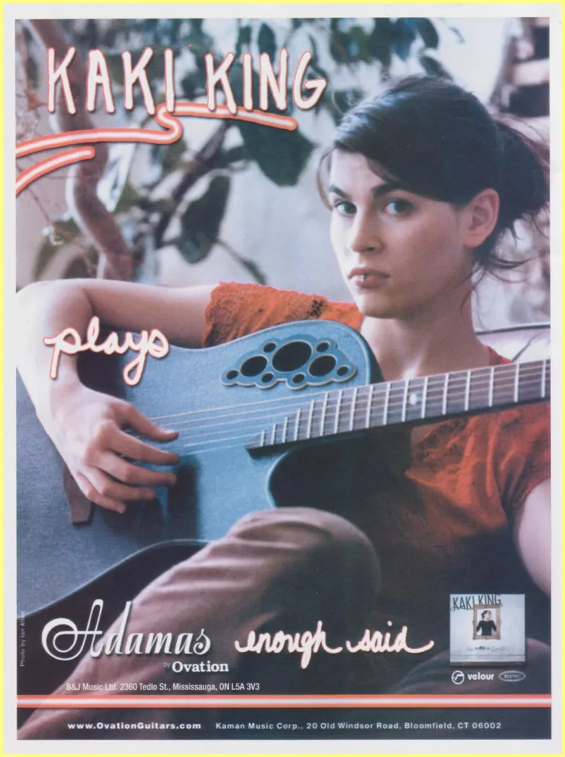 Kaki King Plays Adamas by Ovation - Artist Endorsement Advertisement