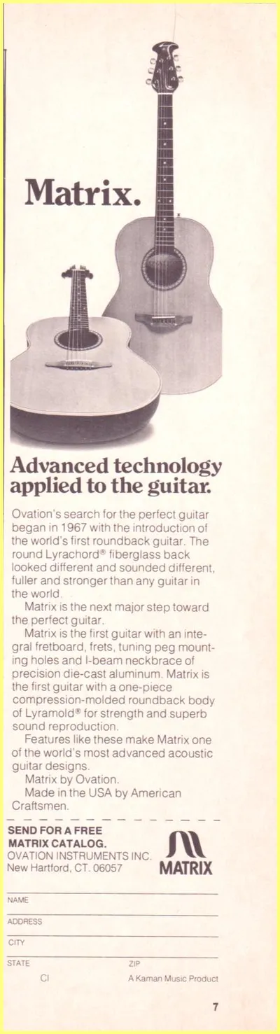 Matrix Ovation Long Ad