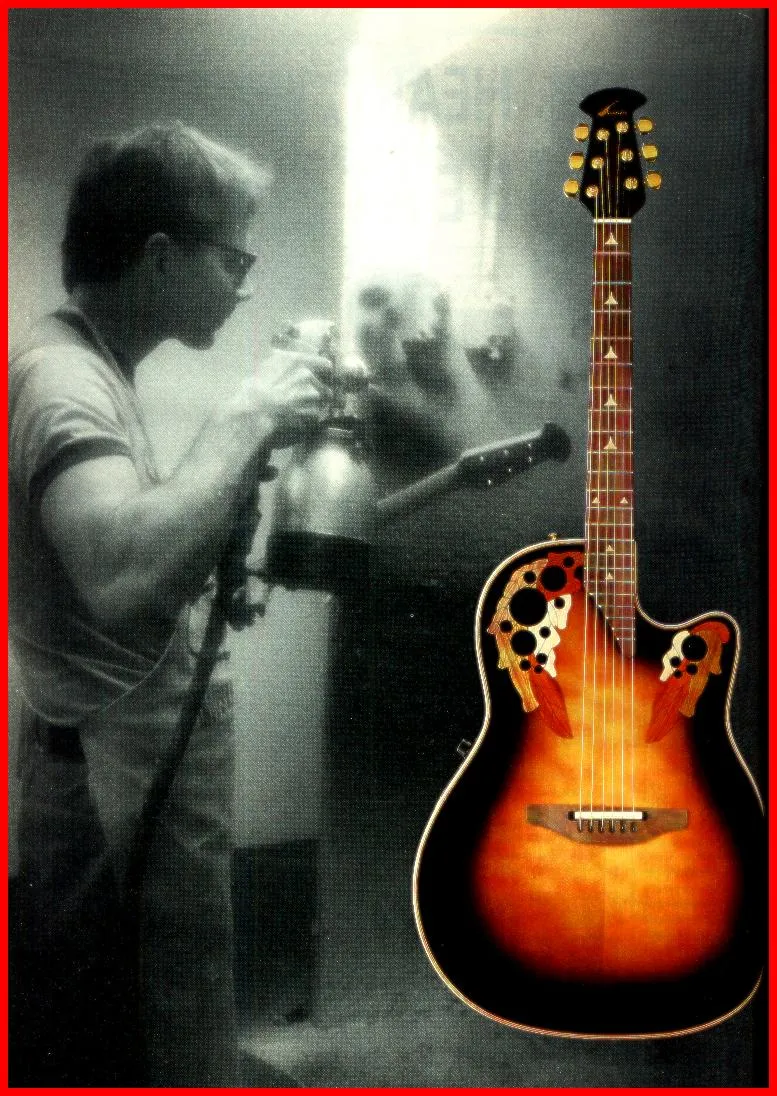 Ovation Guitar French Ad