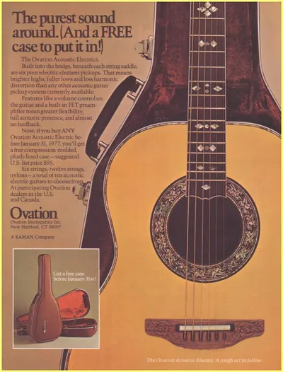 Ovation Acoustic Ad