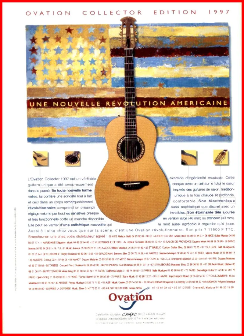 Ovation Collector 1997 Promo