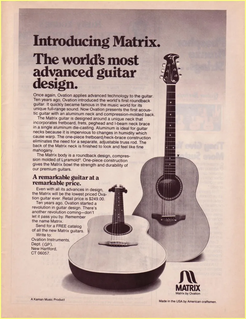 Ovation Matrix Promo