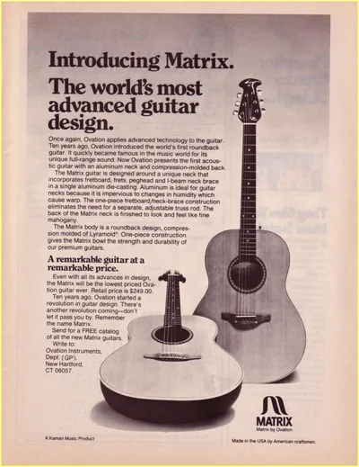 Ovation Matrix Promo