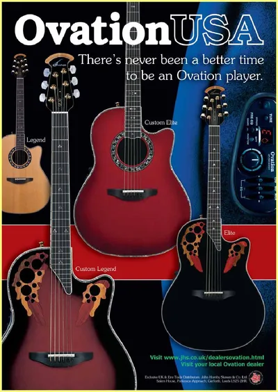 Ovation UK 2005 Ad