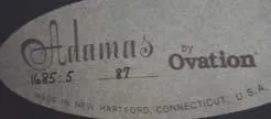Adamas 1685-5 Label