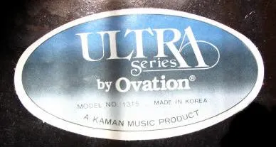 1315 12-S Ultra Label