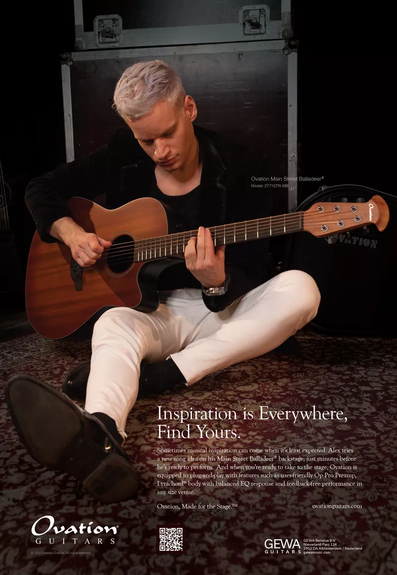 Ovation Guitars 'Inspiration is Everywhere' Advertisement - Main Street Balladeer