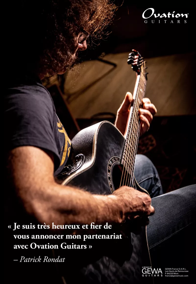 Ovation Guitars – Patrick Rondat Partnership Announcement