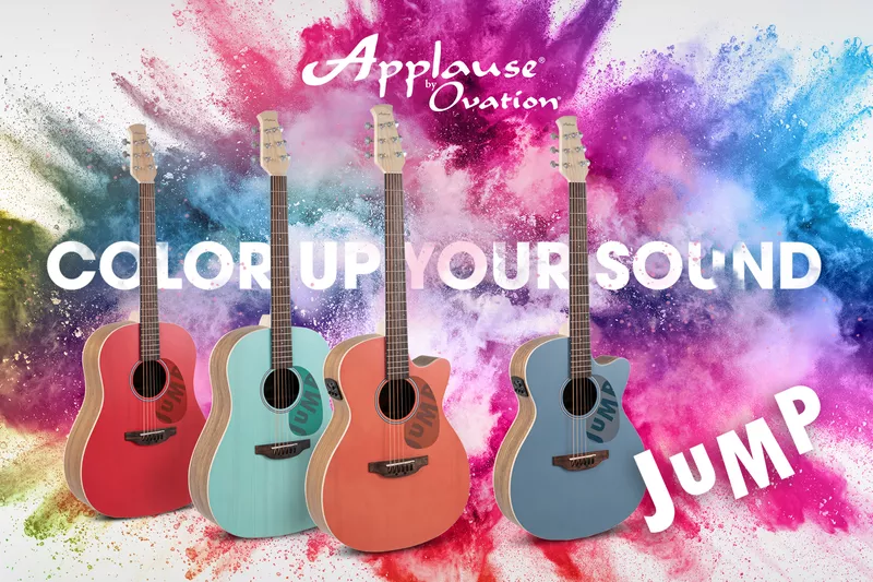 Applause by Ovation 'Jump' Series - Color Up Your Sound