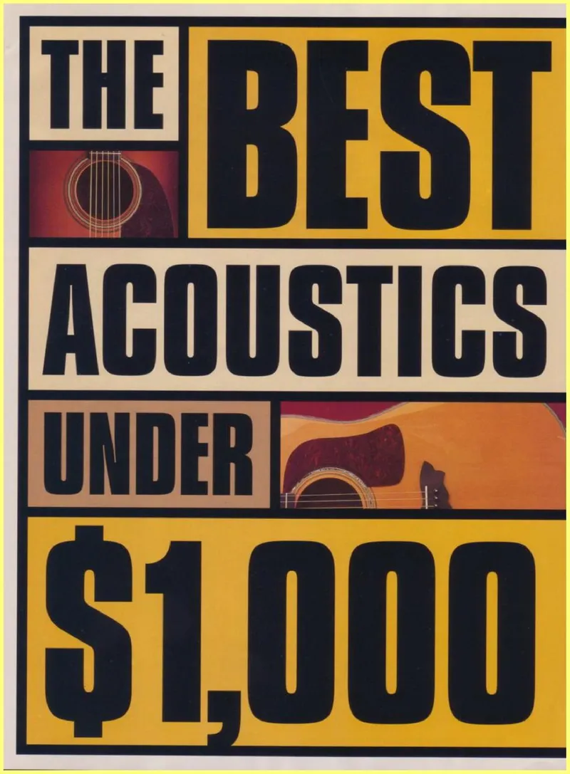 Guitar Player Magazine - The Best Acoustics Under $1,000