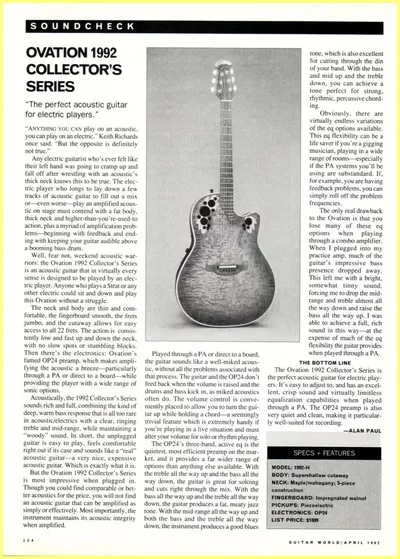 1992 Collector US Review