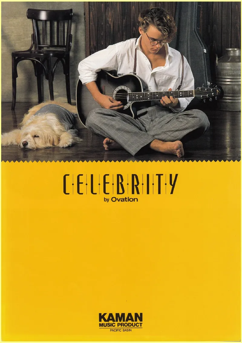 Celebrity by Ovation - Japanese Market Brochure (Kaman Music Product Pacific Basin)
