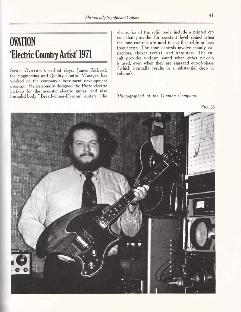 The Electric Guitar: Its History and Construction - Ovation Section