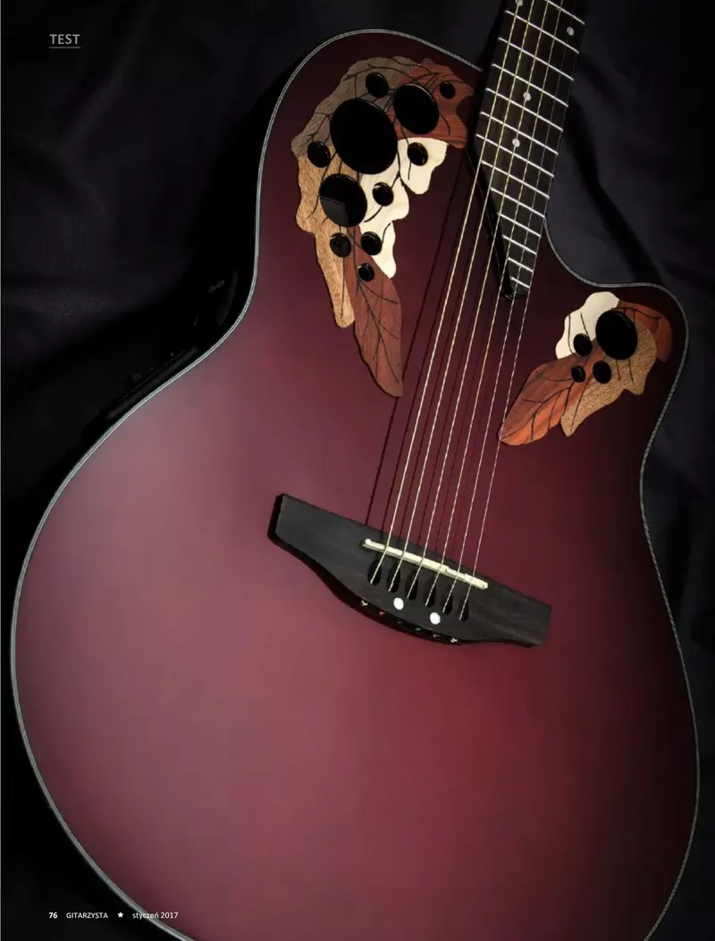 Applause AE44-RR by Ovation - Review in Gitarzysta Magazine (January 2017)