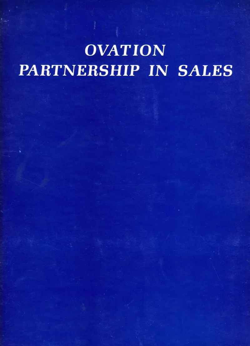 Ovation Partnership In Sales Program Kit