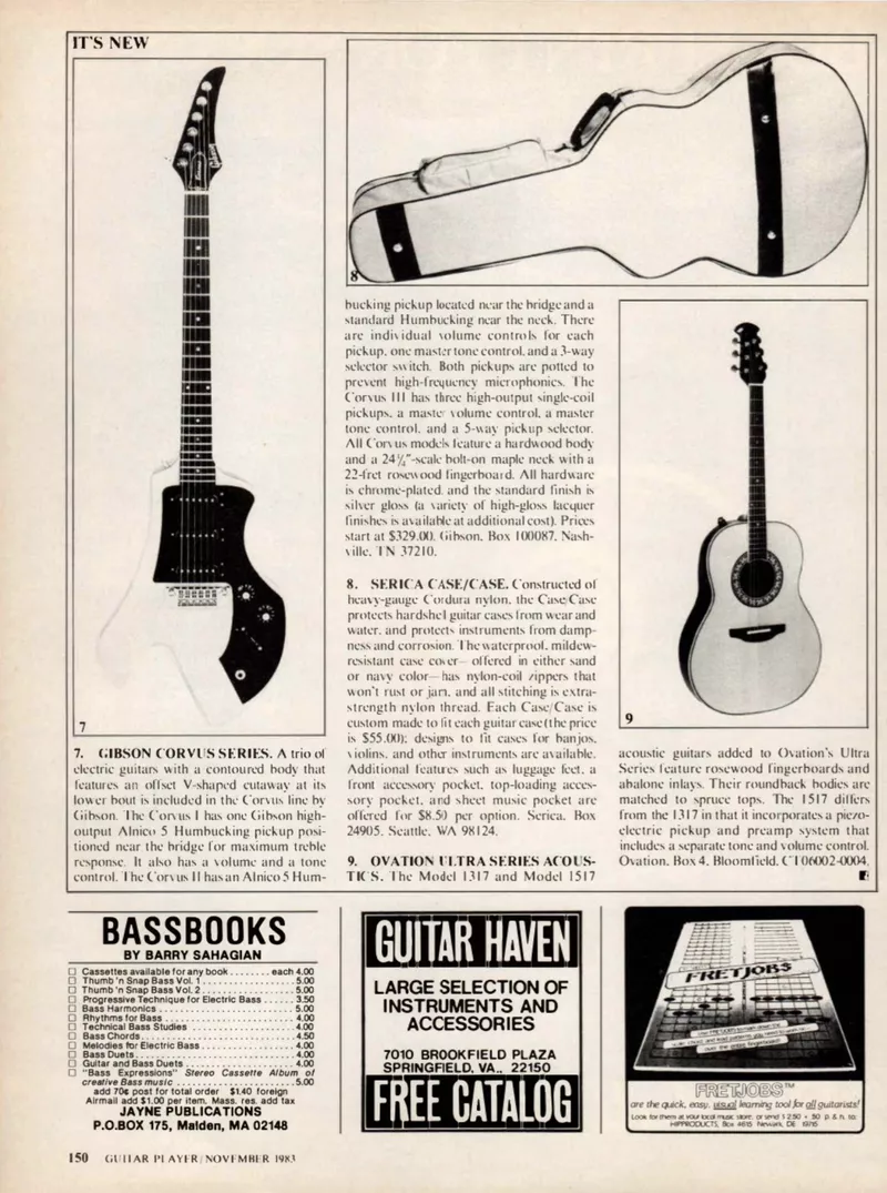 Ovation Ultra Series Acoustic Guitars - Guitar Player Magazine