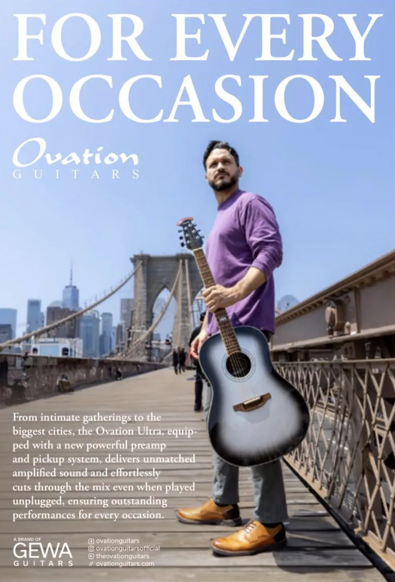 Ovation Guitars 'For Every Occasion' Advertisement - Ovation Ultra