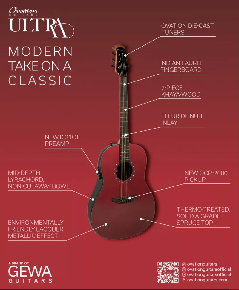 Ovation Ultra – Modern Take on a Classic Ad