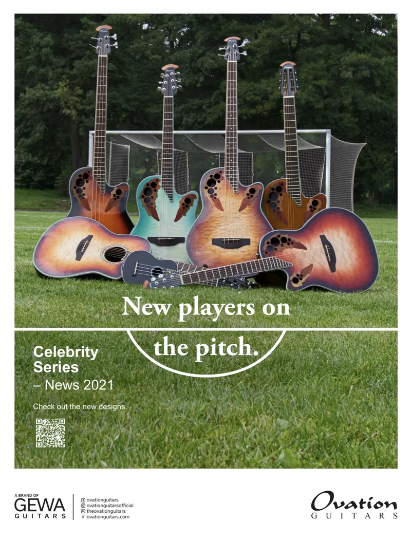 Ovation Guitars Celebrity Series Ad