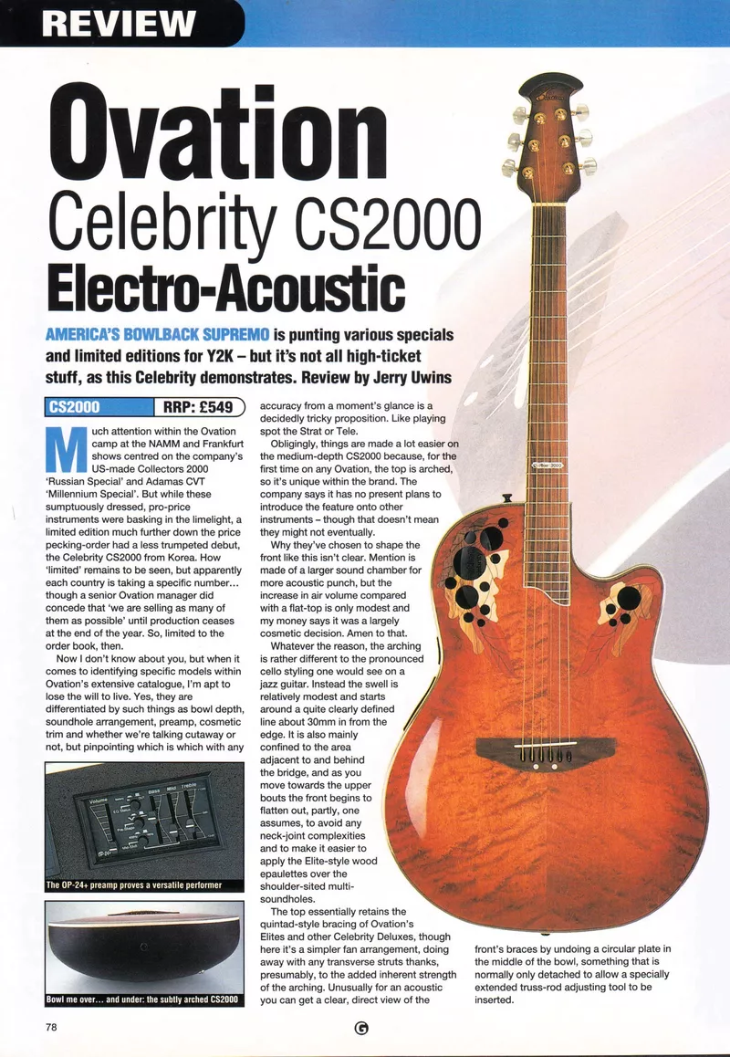 2000 Ovation Celebrity CS2000 UK Review 001