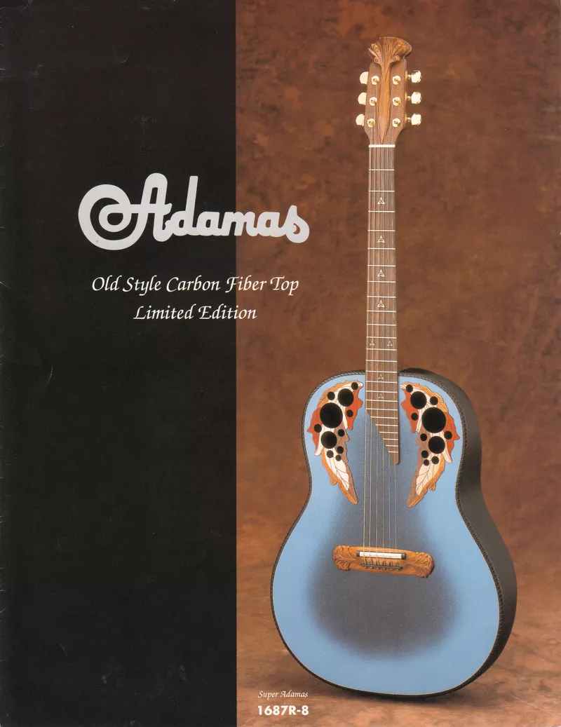 Adamas Old Style Carbon Fiber Top Limited Edition - Japanese Market Brochure