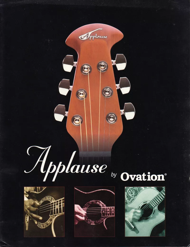 Applause by Ovation 1998 Product Brochure (US)