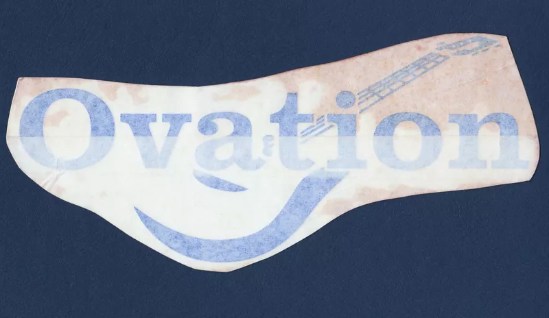 80s Ovation Logo "die-cut sticker"
