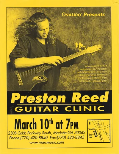 1990s Ovation & Preston Reed Ad