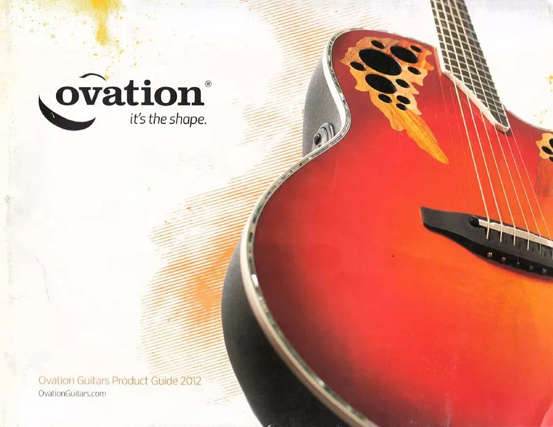 Ovation Guitars Product Guide 2012