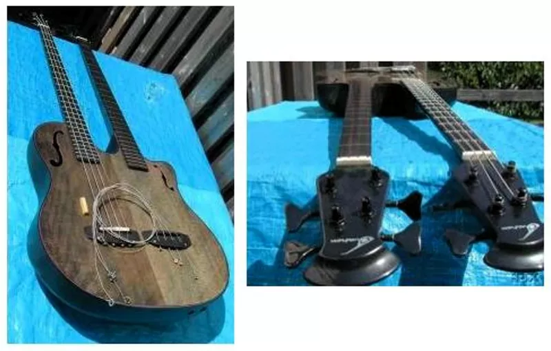 Ovation D868-X Doubleneck Special - Jonas Hellborg Custom Bass
