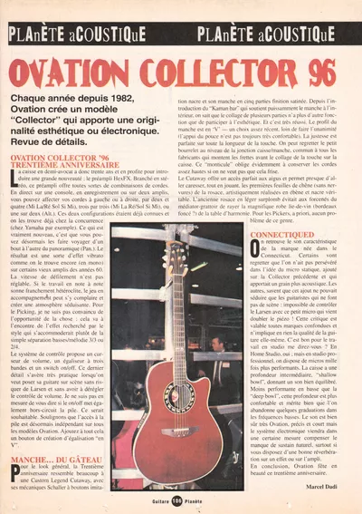 1996 Ovation Collector Model FR Review #2