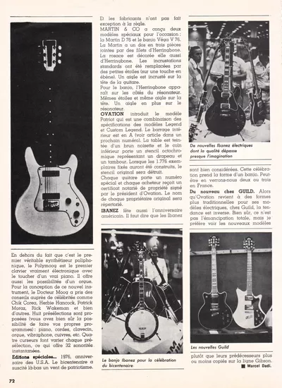 1976 Ovation 1776 Patriot FR Review by M.Dadi