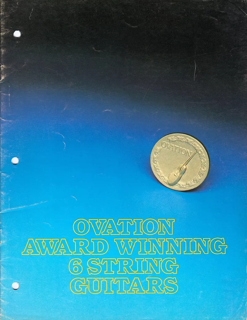 Ovation Award Winning 6 String Guitars - Product Catalog