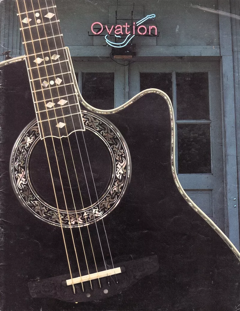 Ovation Guitars 1993 Full Line Product Catalog