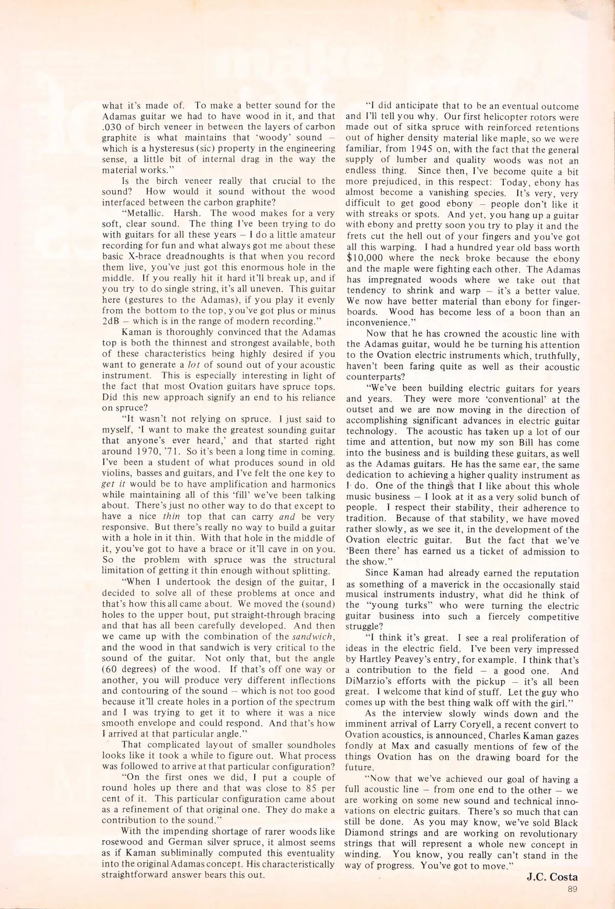 1979 Coryell Kaman The Ovation Story IMRW Article 03