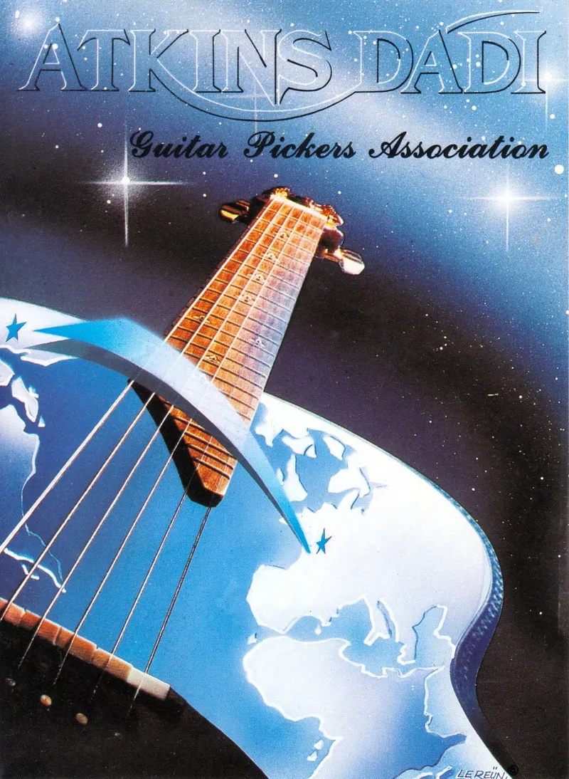 Atkins-Dadi Guitar Pickers Association Postcard